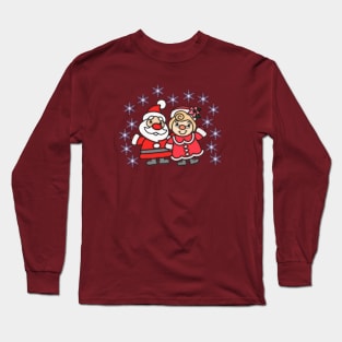 Santa and Mrs. Claus Long Sleeve T-Shirt